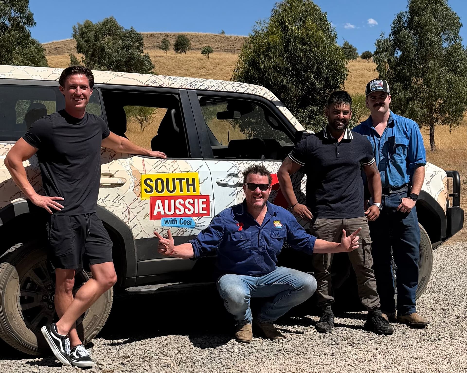 Vana Care team members outdoors in the Adelaide Hills
