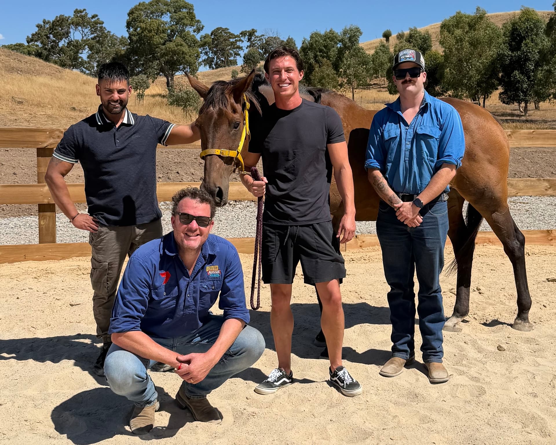 The Vana Care team together outdoors